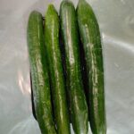 Pepinos en bandeja